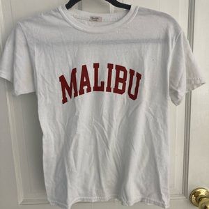 Brandy Melville White Malibu T Shirt